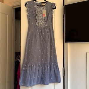Boden Lucinda Broderie Dress - New with Tags 2P
